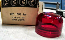 Load image into Gallery viewer, AB ROCKELL 800T-N71 SERIES A LENS PILOT LIGHT PUSH TO TEST RED *FREE SHIPPING*