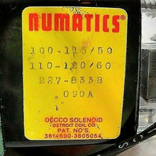 Load image into Gallery viewer, ASCO NUMATICS 11SAD4000 SOLENOID VALVE W/ 227-833B SOLENOID COIL .090A *FR SHIP*