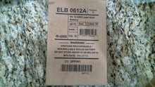 Load image into Gallery viewer, LITHONIA LIGHTING ELB0612A RECHARGEABLE NON-SPILLABLE SEALED BATTERY -FREE SHIP