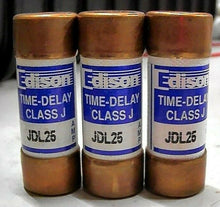 Load image into Gallery viewer, BUSSMANN EDISON JDL25 CURRENT-LIMITING TIME-DELAY CLASS J 25A 600VAC TESTED *FS*