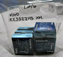 Load image into Gallery viewer, LOT/6 JTEKT KOYO SEIKO EE3SZZM3 XM MINIATURE MOUNTED BALL BEARING 0.375"BORE *FS