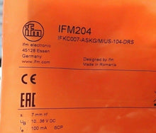 Load image into Gallery viewer, LOT/3 IFM ELECTRONIC IFM204 INDUCTIVE / PROXIMITY SENSOR N.O. *FREESHIPPING*