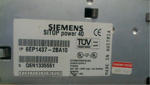 Load image into Gallery viewer, Siemens SITOP 40amp Power Supply 6EP1 437-2BA10 400-500VAC 24VDC OUT free ship