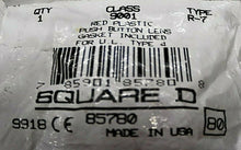 Load image into Gallery viewer, (BUNDLE OF 2) SQUARE D 85780 CLASS 9001 TYPE R-7 RED PLASTIC LENS *FREE SHIP*