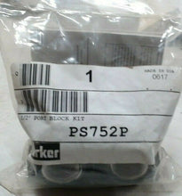 Load image into Gallery viewer, LOT/4 PARKER SCHRADER BELLOWS PS752P 1/2" 1/2" PORT BLOCK KIT (SEALED) *FREESHIP
