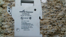 Load image into Gallery viewer, COOPER BUSSMAN CH30J3I, 3P MODULE FUSE HOLDER 600V 30A - FREE SHIPPING