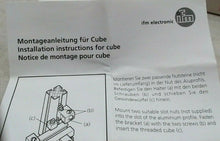 Load image into Gallery viewer, LOT/2 EFECTOR IFM ELECTRONICS E20952 MOUNTING CUBE FOR ALUMINUM PROFILE *FRSHIP*