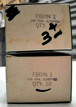 Load image into Gallery viewer, LITTELFUSE FBDIN-1 FUSE BLOCK DIN RAIL ADAPTER LOT/13 -FREE SHIPPING