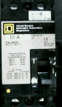 Load image into Gallery viewer, SQUARE D FAL26030 CIRCUIT BREAKER 30A 600VAC 2P 250VDC -FREE SHIPPING