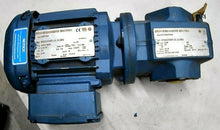 Load image into Gallery viewer, SEW EURODRIVE DRS71S4 GEAR MOTOR HEL-WORM 0.33 HP & SA37DRS71S4 MOTOR 1.28A *FSH
