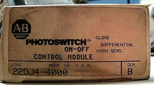 Load image into Gallery viewer, AB ROCKWELL 22DJ4-4000 PHOTOSWITCH ON/OFF CONTROL MODULE SER.B -FREE SHIPPING