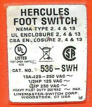 Load image into Gallery viewer, LINEMASTER SWITCH FOOT SWITCH GUARD P-534-L5 -SWITCH NOT INCLUDED- FREE SHIPPING