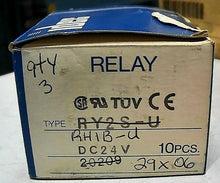 Load image into Gallery viewer, (LOT OF 3) IDEC RH1B-U PLUG IN MIDGET RELAY DC24V 29X06 *FREE SHIPPING*