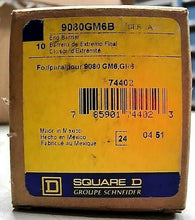 Load image into Gallery viewer, LOT/7 SCHNEIDER ELECTRIC SQUARE D 9080GM6B/ A TERMINAL BLK END BARRIER *FRSHIP*