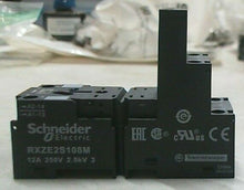 Load image into Gallery viewer, SCHNEIDER ELECTRIC RXZE2S108M SOCKET PLUG IN RELAY 250VAC 12A LOT/4 -FREE SHIP