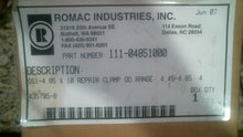 Load image into Gallery viewer, ROMAC 111-04851000, SS1-4.85 X 10 REPAIR CLAMP OD RANGE 4.45-4.85.4 -FREE SHIP