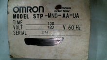 Load image into Gallery viewer, OMRON STP-MND-AA-UA SYNCHRONOUS MOTOR TIMER 10S 120V 60HZ -FREE SHIPPING