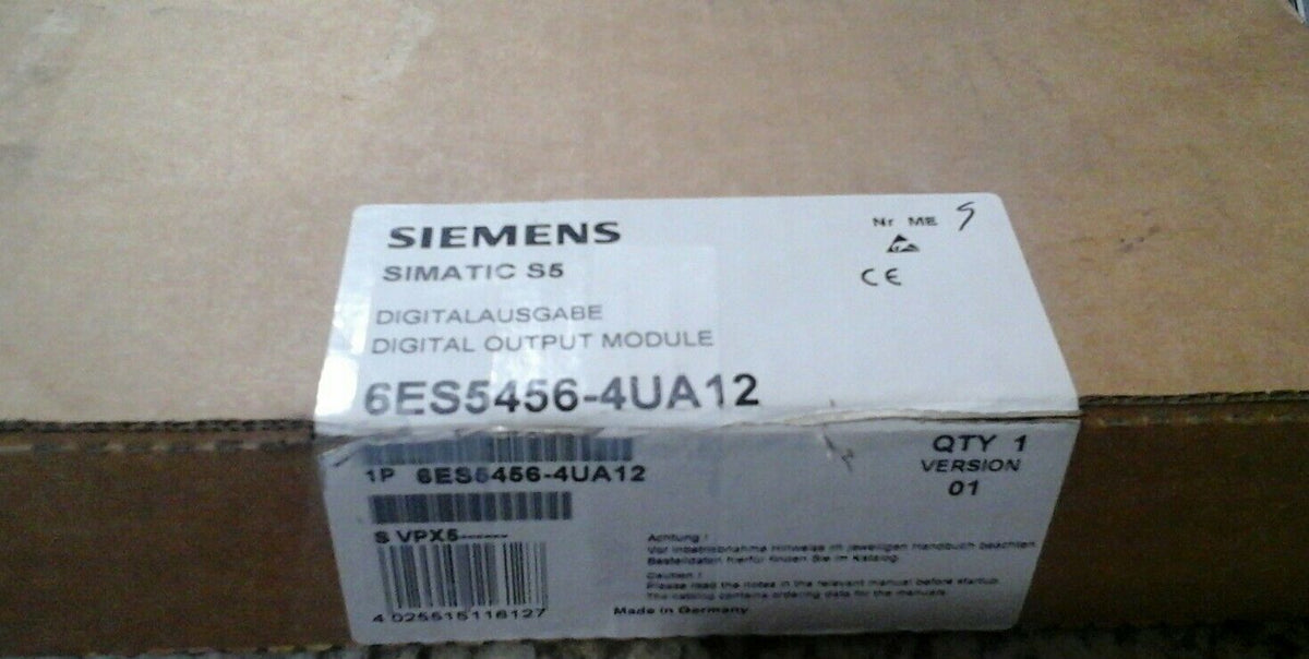 SIEMENS 6ES5-456-4UA12 SIMATIC S5 DIGITAL OUTPUT MODULE -FREE SHIPPING