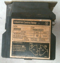 Load image into Gallery viewer, WESTINGHOUSE AR660A INDUSTRIAL CONTROL RELAY STYLE: 766A028G01 10A 120V -FR SHIP