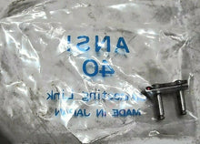 Load image into Gallery viewer, LOT/11 ANSI 40 CONNECTING LINKS (SEALED) *FREE SHIPPING*