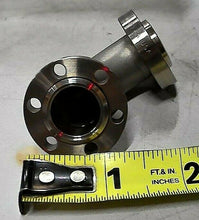 Load image into Gallery viewer, MDC MFG SS VAC PIPE 90DEG ELBOW FITTING 5/8I.D. (2- MOVEABLE FLANGES) *FREE SHP*