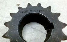 Load image into Gallery viewer, LOT/3 H40BS15 1-1/4 (1495) SPROCKET w/ 1-1/4" ID 15-TEETH 2-SET SCREWS EA *FRSHP