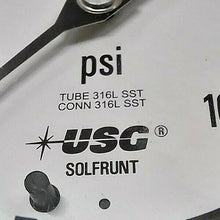 Load image into Gallery viewer, AMETEK USG U.S. GAUGE 150987X 4 1/2" 0-160PSI 1/2”ANPT (SPEC. NO. 1X632) *FRSHIP