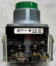 Load image into Gallery viewer, AB ROCKWELL 800T-B1D1 PUSH BUTTON MOMENTARY CONTACT 30.5MM METAL GREEN 1 NO *FS*