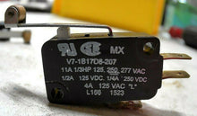 Load image into Gallery viewer, HONEYWELL MICROSWITCH V7-1B17D8-207 MINI ROLLER LEVER SPDT 11A 277V (ROHS) *FSHP
