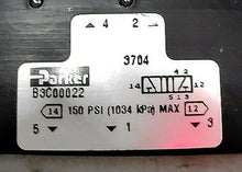 Load image into Gallery viewer, PARKER SCHRADER BELLOWS B3C00022 SOLENOID VALVE 120VAC 3PIN 150PSI MAX *FREESHIP