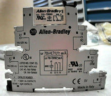 Load image into Gallery viewer, LOT/4 AB ROCKWELL 700-HLT1U1 TERMINAL BLOCK RELAY W/ SOCKET 6A SPDT *FREE SHIP*