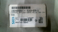 Load image into Gallery viewer, SIEMENS 3RH1140-1BB40 CONTACTOR RELAY 10A 690VAC 4P 24VDC 3RH2140-1BB40 REPLACES