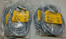 Load image into Gallery viewer, LOT/2 TURCK RKV 4.4T-2 I.D. U5125-29 CORDSET M12 FEMALE TO CUT-END YELLOW 2M *FS