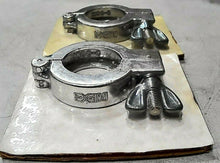 Load image into Gallery viewer, (QTY 2) LEYBOLD & SWAGELOK NW30/KF30/KQ-30 VACUUM FLANGE CLAMPS *FREE SHIPPING*