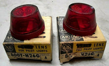 Load image into Gallery viewer, (LOT OF 2) AB ROCKWELL 800T-N26G SER A RED LENS/PILOT LIGHT CAP (30MM) *FRSHIP*