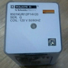 Load image into Gallery viewer, SQUARE D 8501KUR12P14V20 RELAY 8 PINS SER.G 120V DPDT 10A -FREE SHIPPING