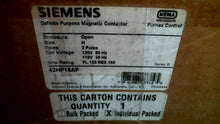 Load image into Gallery viewer, SIEMENS FURNAS 42HF15AF DEFINITE PURPOSE CONTACTOR 2P 120V SIZEH SER.B -FREESHIP