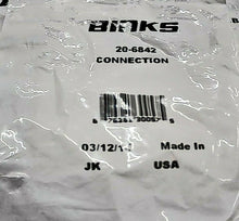 Load image into Gallery viewer, BINKS 20-6842 STAINLESS STEEL CONNECTION *FREE SHIPPING*