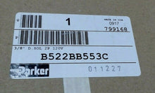 Load image into Gallery viewer, PARKER SCHRADER BELLOWS B522BB553C SOLENOID VALVE 120VAC 2POSITION 3/8"NPT *FSHP