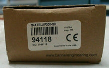 Load image into Gallery viewer, BANNER Q4XTBLAF300-Q8 PHOTOELECTRIC SENSOR RANGE 300MM Q4X SERIES M12 5-PIN *FS*