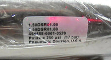 Load image into Gallery viewer, PARKER SCHRADER BELLOWS 1.50DSR01.00 PNEU CYLINDER 1 1/2" BORE 1" STROKE SS *FS*