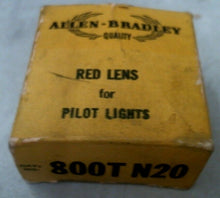 Load image into Gallery viewer, LOT/3 AB ROCKWELL 800T-N20 PILOT LIGHT CAP RED 30MM *FREE SHIPPING*