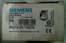 Load image into Gallery viewer, SIEMENS 3VU1300-1NK00 CIRCUIT BREAKER 5-8A 600VAC -FREE SHIPPING
