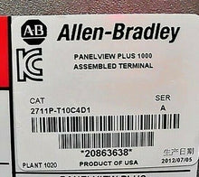 Load image into Gallery viewer, AB ROCKWELL 2711P-T10C4D1 PANELVIEW+ 1000 OP INTERFACE (ETHERNET/RS 232) *FR SHP