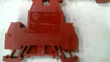 Load image into Gallery viewer, ALLEN BRADLEY 1492-WD4 RED TERMINAL BLOCKS 300V LOT/5 -FREE SHIPPING