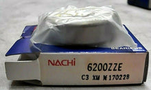 Load image into Gallery viewer, LOT/5 6200ZZE/C3 NACHI DEEPGROOVE BALLBEARING SINGLEROW (XM107228) 10MMx30x9 *FS