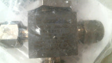 Load image into Gallery viewer, SWAGELOK M-43XS4 ALLOY 400 3WAY BALL VALVE 0.90CV 1/4" TUBE FITTING -FREE SHIP