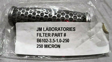 Load image into Gallery viewer, JM LABORATORIES PARKER B6102-3.5-1.0-250 FILTER ELEMENT 250 MICRON *FREE SHIP*