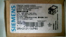 Load image into Gallery viewer, SIEMENS 3RH2131-1AP60 AUXILLARY CONTACTOR 240V, 60HZ -FREE SHIPPING
