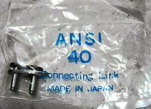 Load image into Gallery viewer, LOT/11 ANSI 40 CONNECTING LINKS (SEALED) *FREE SHIPPING*